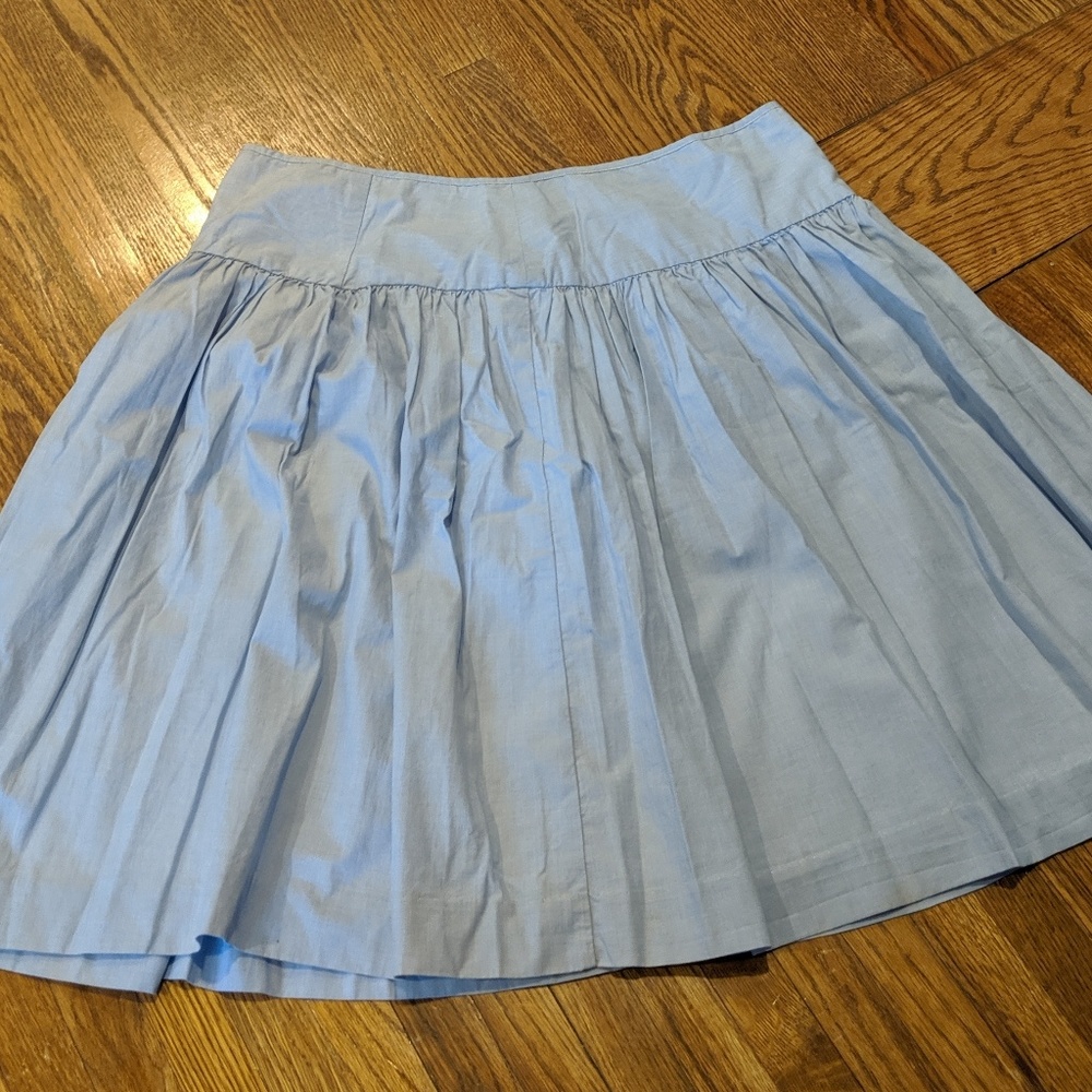 Light Blue Ruffle Skirt